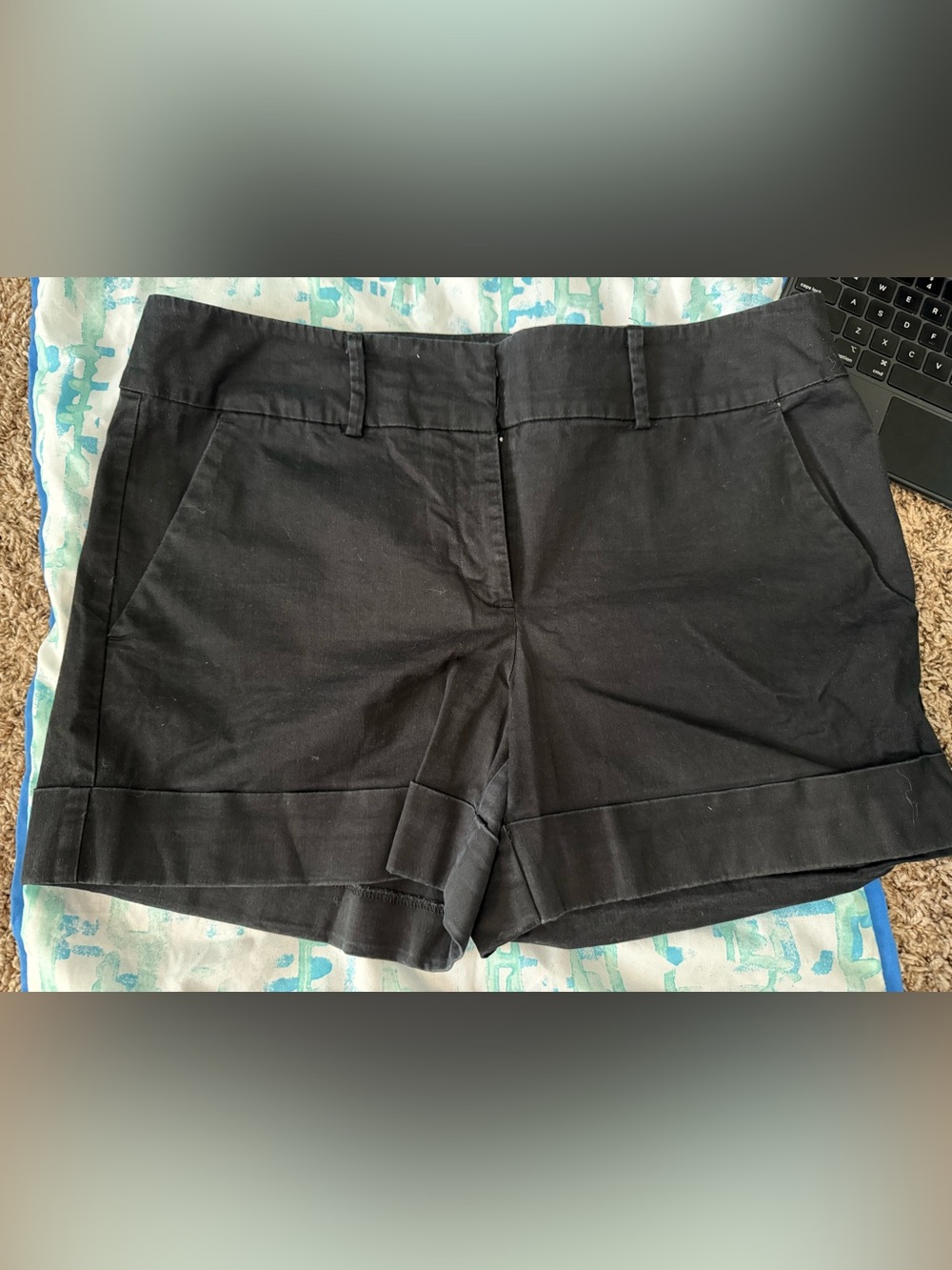 New York & Company Black Women's Chino Shorts